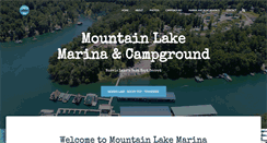 Desktop Screenshot of mountainlakemarina.com