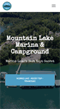 Mobile Screenshot of mountainlakemarina.com